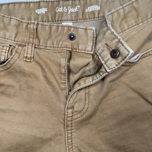 Cat & Jack Boys Size 10 Jeans & Khaki Pants Bundle Stretch Straight Fit - Picture 13 of 16